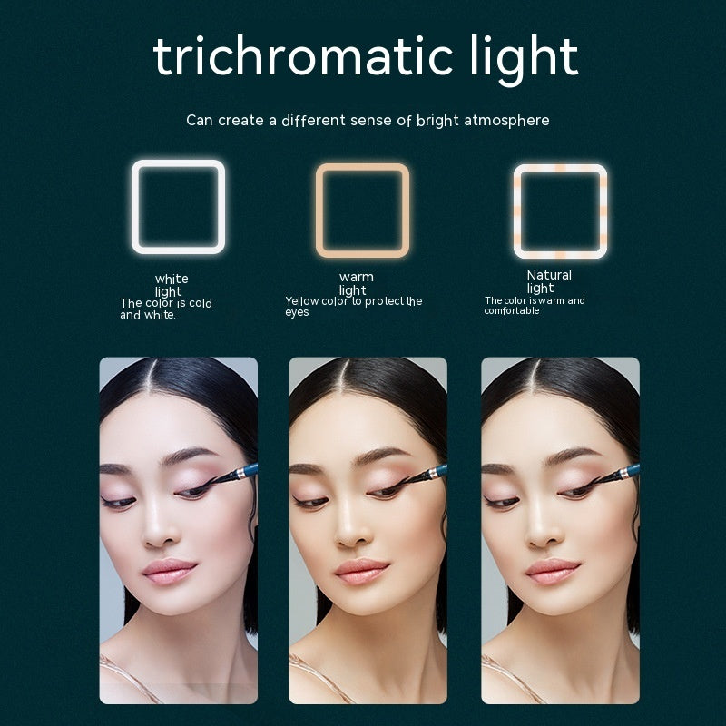 Glow & Go: LED Make-up Tasche mit integriertem Spiegel